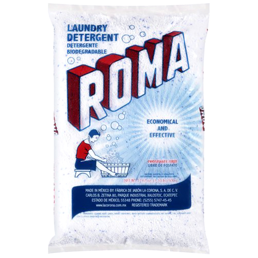 ROMA DETERGENT POWDER 1 LB LAUNDRY