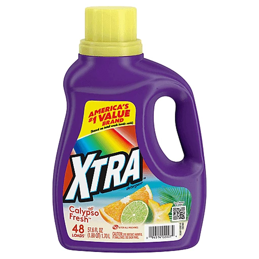 XTRA LIQUID DETERGENT 57.6 OZ CALYPSO FRESH 48 LOADS