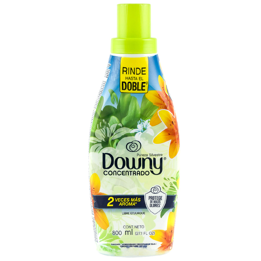 DOWNY FABRIC SOFTENER 800 ML PUREZA SILVESTRE