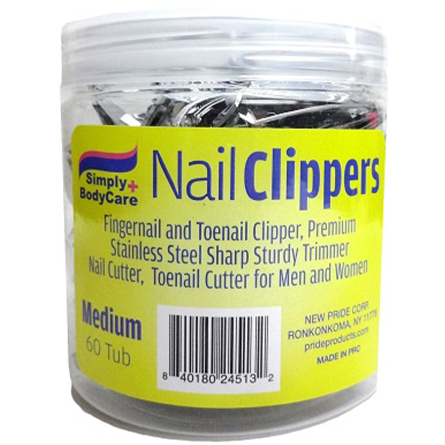 SIMPLY BODYCARE NAIL CLIPPER 1 CT MEDIUM