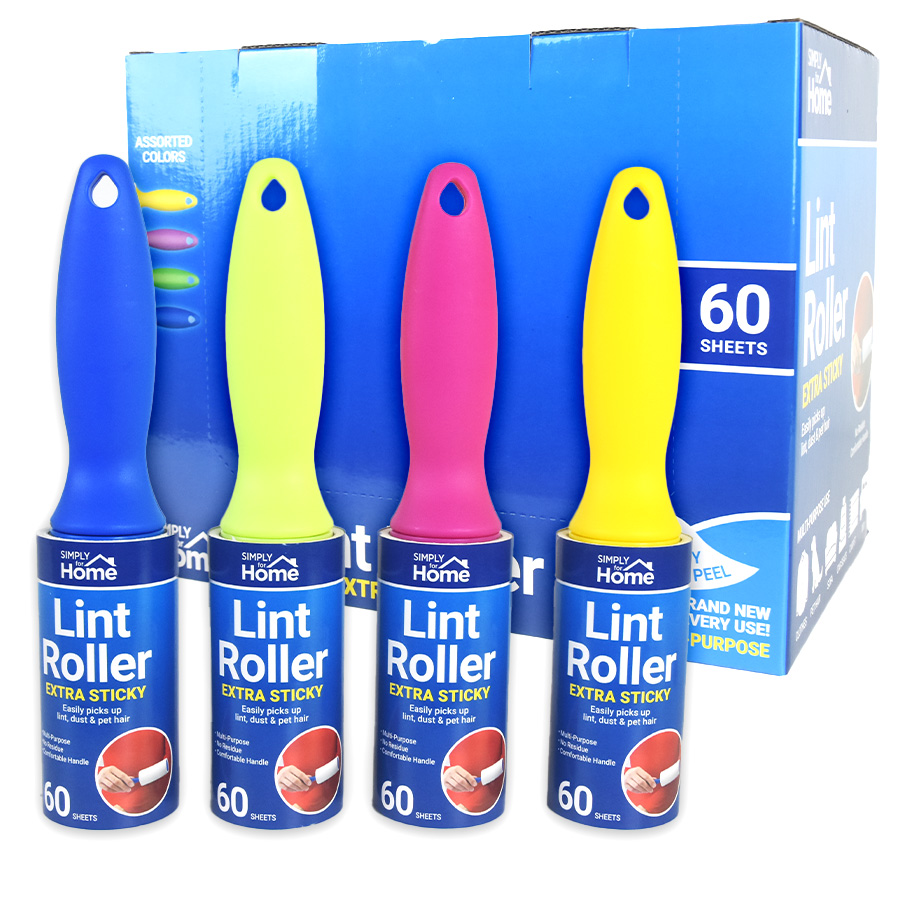 SIMPLY FOR HOME LINT ROLLER 10.5 IN 60 SHEET