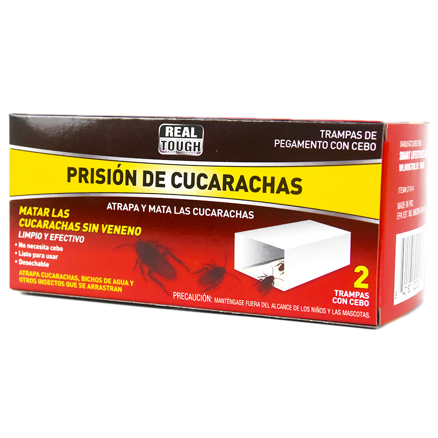 REAL TOUGH ROACH MOTEL 2 PK 5.5X2.5X1.25 IN