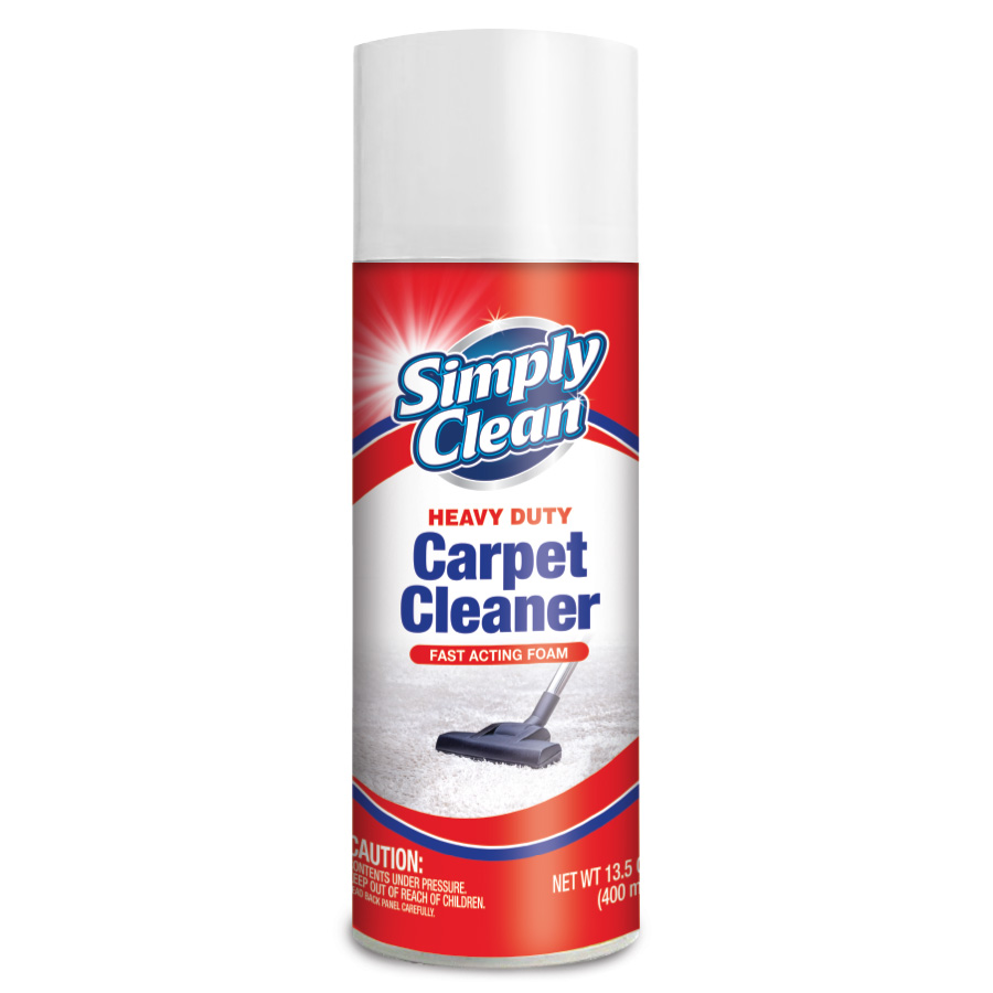 SIMPLY CLEAN CARPET CLEANER FOAM SPRAY 13.5 OZ (400 ML)
