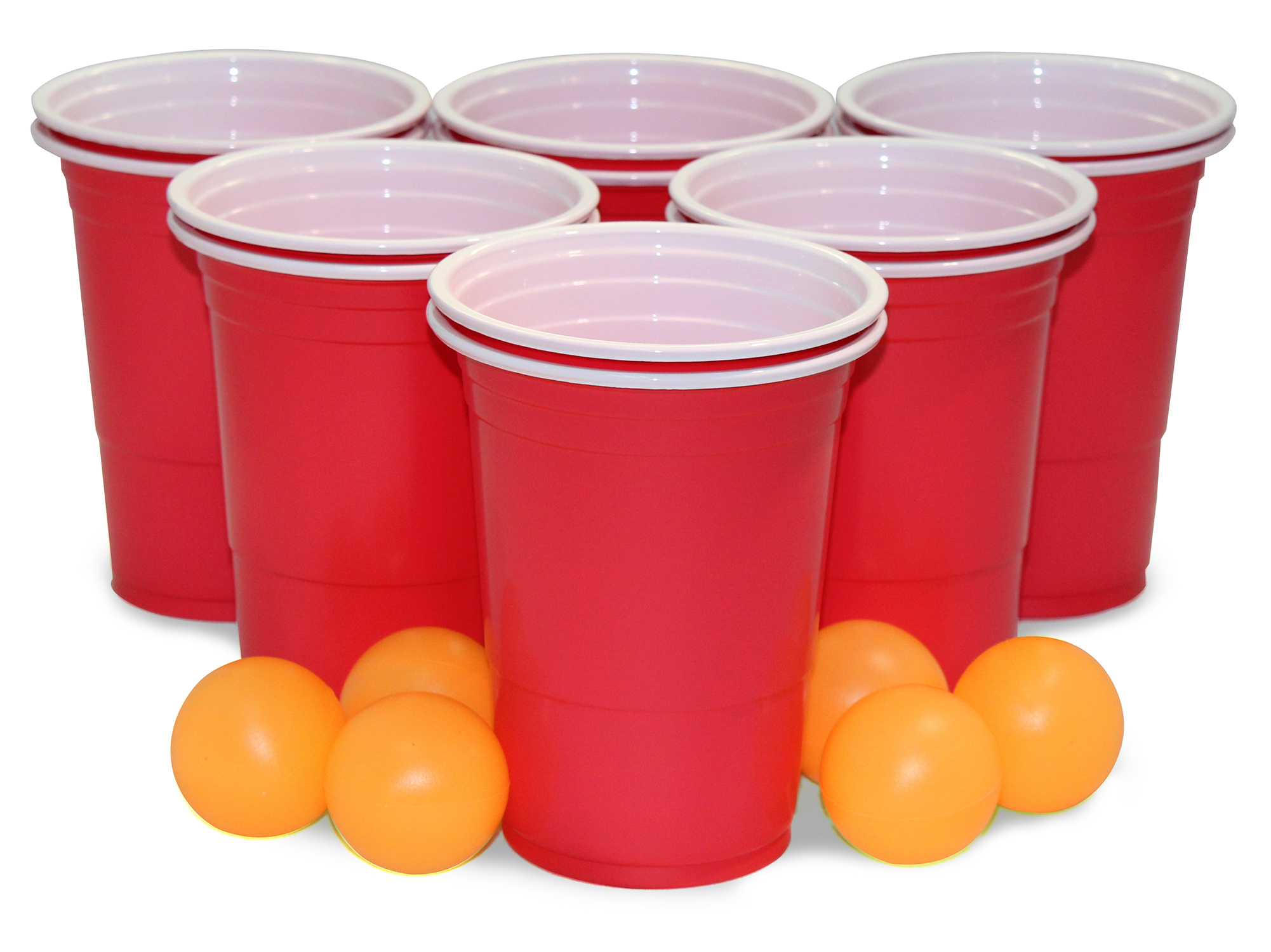 PARTY SOLUTIONS BEER PONG SET CUPS WITH BALLS 18 PC