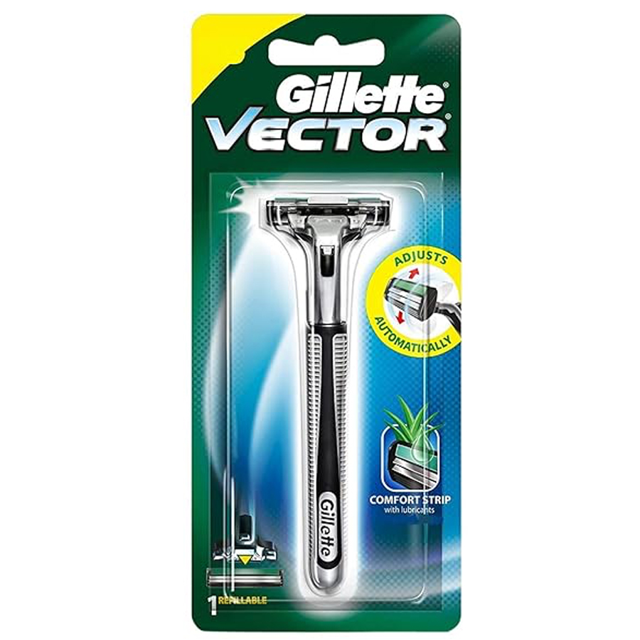 GILLETTE RAZOR  VECTOR BLUE 1 CT