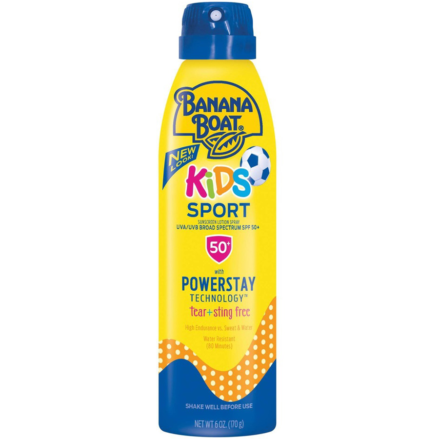 BANANA BOAT SUN SCREEN SPRAY 6 OZ  KIDS SPORT SPF 50+