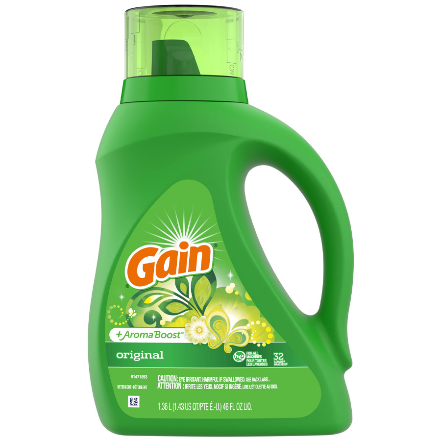 GAIN LIQUID DETERGENT 46 OZ / 1.36 L ORIGINAL