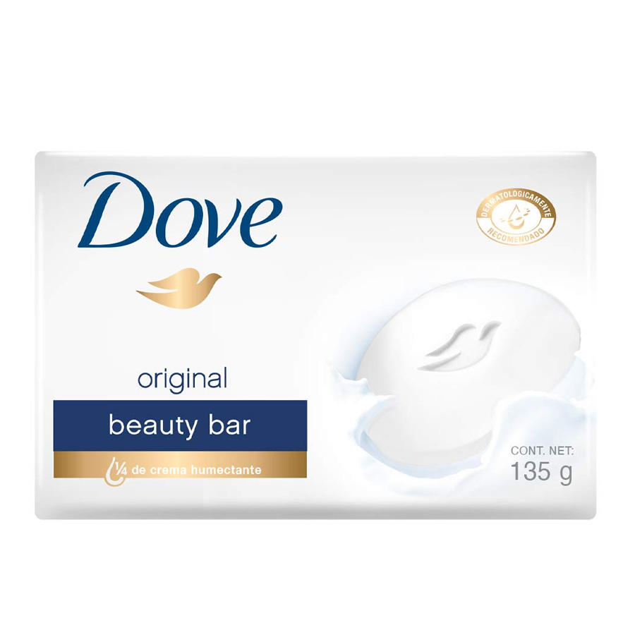 DOVE BAR SOAP 135 G / 4.75 OZ WHITE (ORIGINAL)