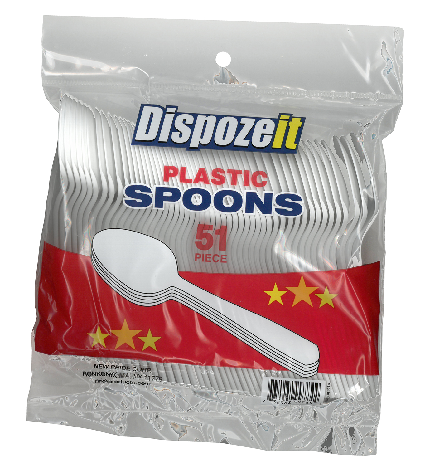 DISPOZEIT PLASTIC CUTLERY 51 CT SPOON